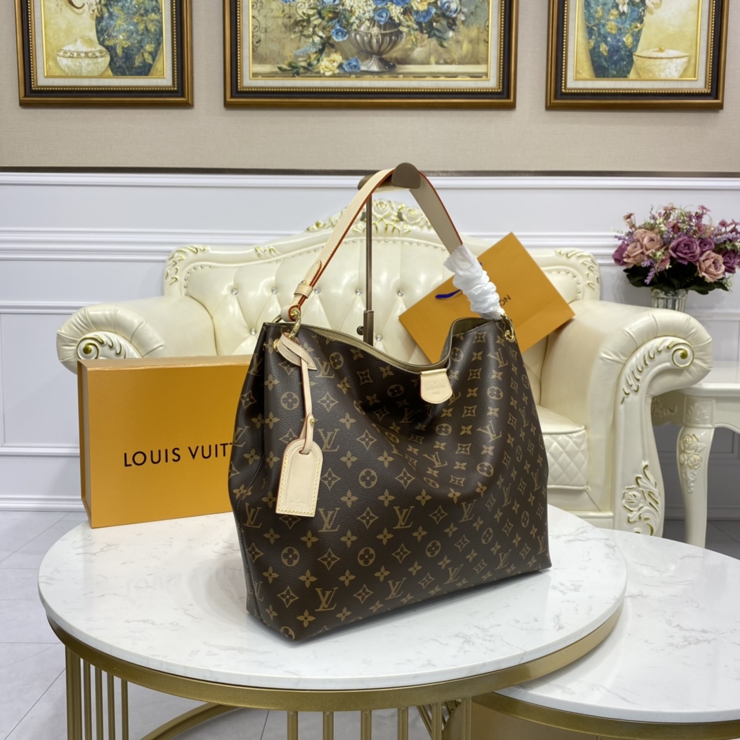 Louis Vuitton GRACEFUL MM Handbag Monogram M43704